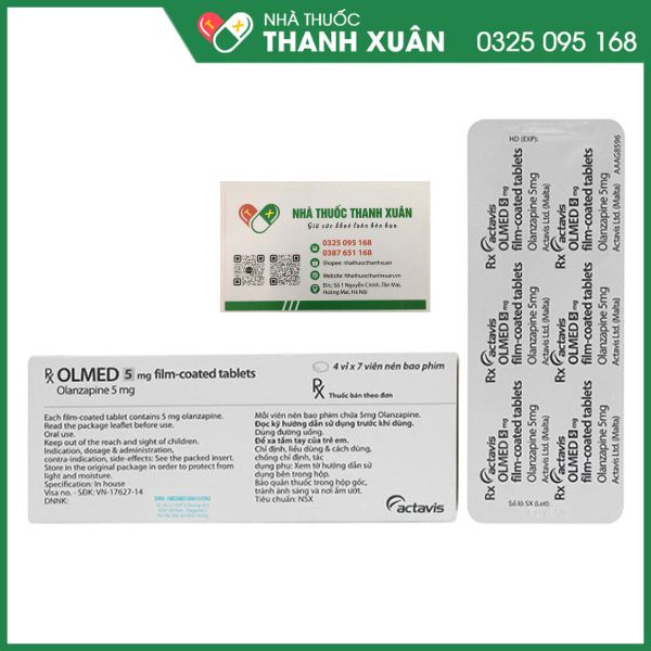 Olmed 5mg thuốc trị bệnh tâm thần phân liệt